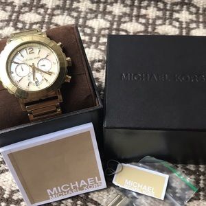 Michael Kors goldtone watch